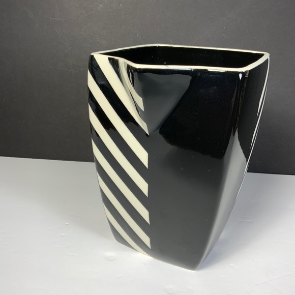 The Main Ingredient Pitcher Square Black White Yin Yang Zebra 64 ounce #ES4 - Picture 4 of 7